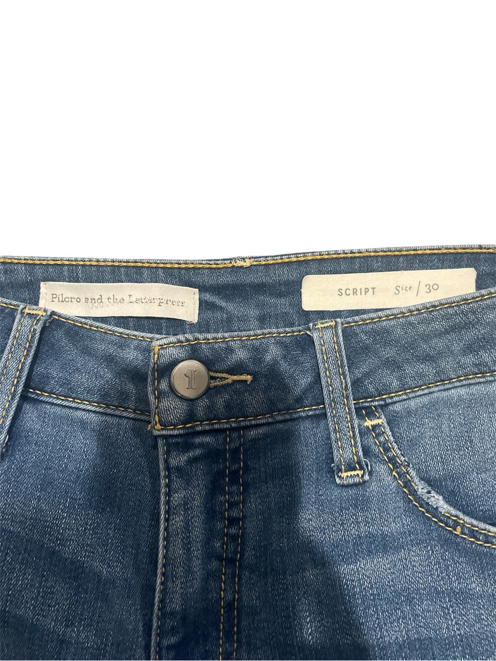 PILCRO and the Letterpress SCRIPT denim jeans Size 30 - Picture 2 of 4